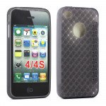 Wholesale iPhone 4S Net Gel case (Smoke)